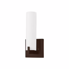 1-Light LED Wall Sconce in Bronze