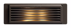 1-Light Outdoor Landscape Line Voltage Deck in Bronze