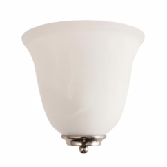 1-Light Wall Sconce in Brushed Nickel