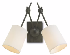2-Light 15" Compass Wall Sconce in Cupertino