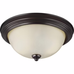 2-Light Ceiling Light in Bronze