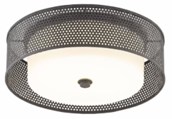2-Light Notte Ceiling Light in Molé Black
