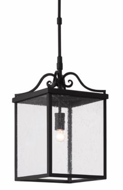 24" Giatti Small Outdoor Lantern in Midnight