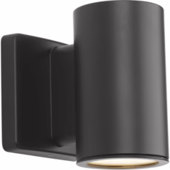 3In Cylinders 1-Light LED Wall Lantern in Graphite