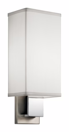 5.5" LED Wall Sconce in Brushed Nickel & Chrome