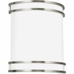 ADA Wall Sconces 11" Wall Sconce in Brushed Nickel