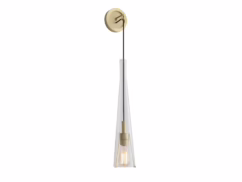 Abbey Park 1-Light Wall Sconce in Brushed Brass