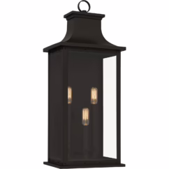 Abernathy 3-Light Outdoor Wall Mount in Old Bronze
