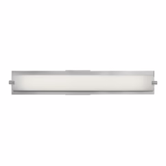 Access Geneva 24.5" Bathroom Vanity Light in Brushed Steel