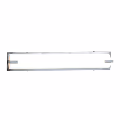 Access Sequoia 2-Light 37" Bathroom Vanity Light in Brushed Steel