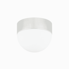 Adams 2-Light Ceiling Light in Polished Nickel
