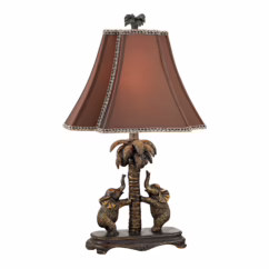 Adamslane 1-Light Table Lamp in Bronze