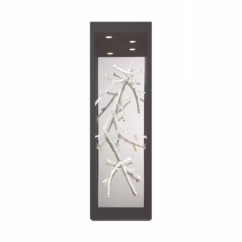 Aerie 4-Light LED Outdoor Wall Sconce in Silver
