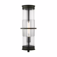 Alcona 1-Light Outdoor Wall Lantern in Antique Bronze