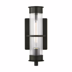 Alcona 1-Light Outdoor Wall Lantern in Antique Bronze
