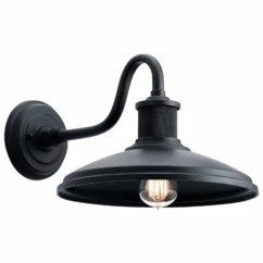 Allenbury Outdoor Wall Light in Textured Black