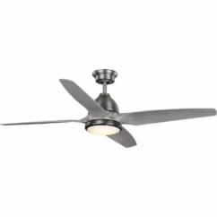 Alleron 1-Light 56" Outdoor Ceiling Fan in Antique Nickel