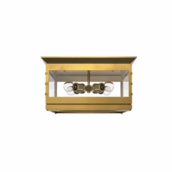 Alora Douglas Ceiling Light in Vintage Brass