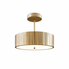 Alora Kensington Ceiling Light in Vintage Brass