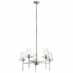 Alton 5-Light Chandelier in Chrome