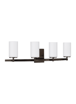 Alturas 4-Light Bathroom Vanity Light in Brushed Oil Rubbed Bronze