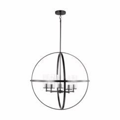 Alturas 5-Light Contemporary Chandelier in Brushed Oil Rubbed Bronze
