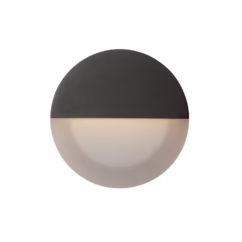 Alumilux Glow 2-Light LED Outdoor Wall Sconce in Black