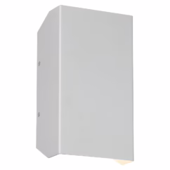 Amora 2-Light LED Outdoor Wall Mount in Satin