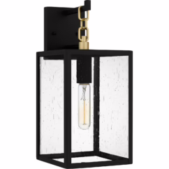 Anchorage 1-Light Outdoor Wall Mount in Matte Black