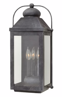 Anchorage 3-Light Outdoor Light In Aged Zinc