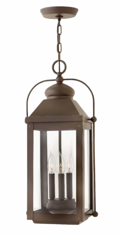 Anchorage 3-Light Outdoor Light In Light Oiled Bronze