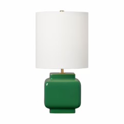 Anderson 1-Light Table Lamp in Green