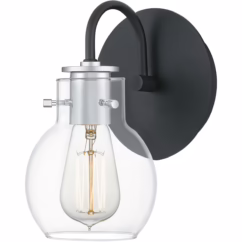 Andrews Wall Sconce in Earth Black