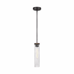 Angelo Pendant Light in Distressed Weathered Oak And Slate Grey Metal