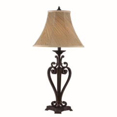 Angers 1-Light Table Lamp in Dark Bronze