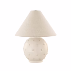 Annabelle 1-Light Table Lamp in Aged Brass