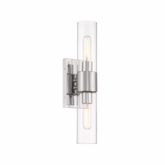 Anton 2-Light Wall Sconce in Chrome