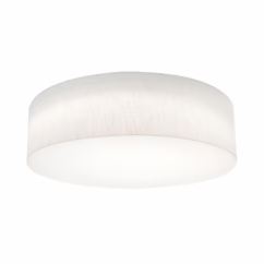 Anton LED Ceiling Mount in Linen White