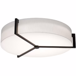 Apex LED Ceiling Mount in Espresso