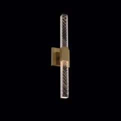 Apollo 22" Wall Sconce in Brushed Champagne Gold