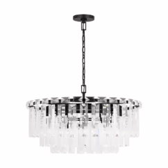 Arden 16-Light 16 Light Chandelier in Aged Iron