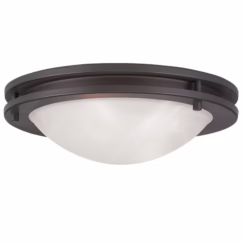 Ariel 2-Light Ceiling Mount in Bronze