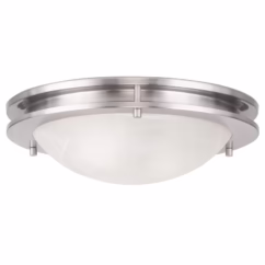 Ariel 2-Light Ceiling Mount in Brushed Nickel
