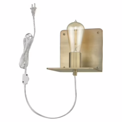 Arris 1-Light Aged Brass Sconce