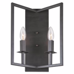 Artcraft Allston 2-Light Wall Sconce in Oil Rubbed Bronze