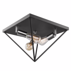 Artcraft Artistry 3-Light Ceiling Light in Polished Nickel