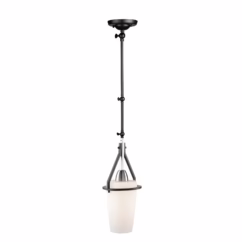 Artcraft Brydon Wall Sconce in Black and Brushed Nickel
