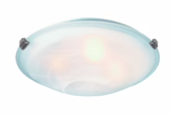 Artcraft Clip Flush 3-Light Ceiling Light in Brushed Nickel