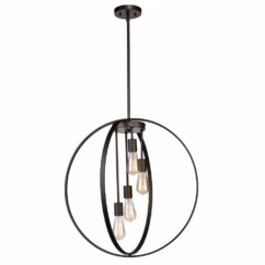 Artcraft Newport 4-Light Chandelier in Oil Rubbed Bronze