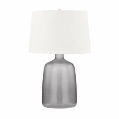 Artesia 1-Light Table Lamp in Patina Brass
